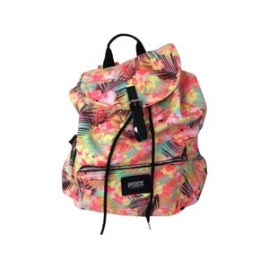 Victorias Secret Pink Galaxy Floral Backpack Canvas 2013 Collection